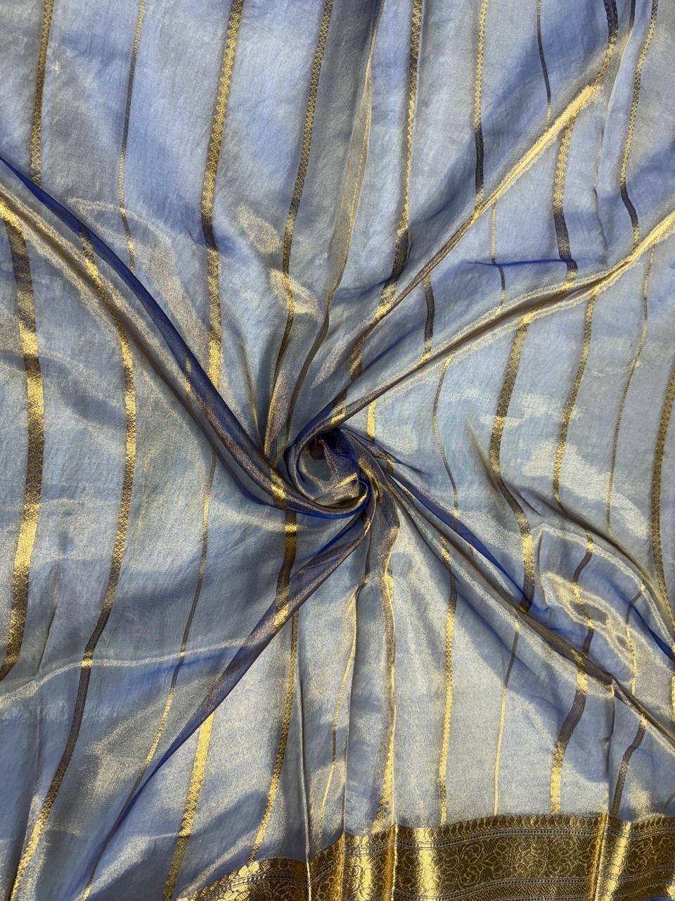 The Midnight Royal Blue Saree