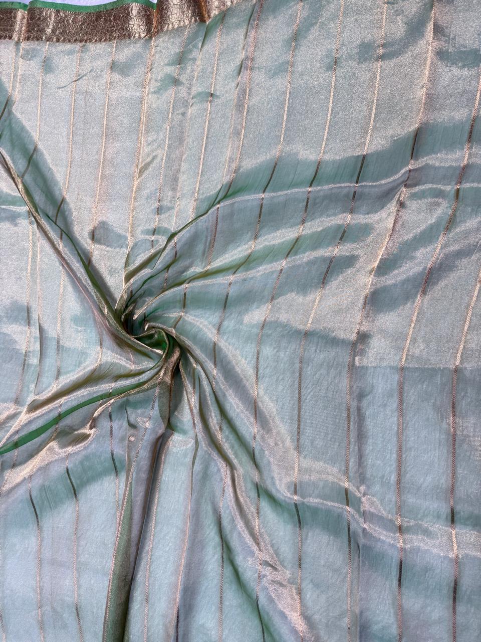 The Emerald Green "Spring" Saree (New Addition)