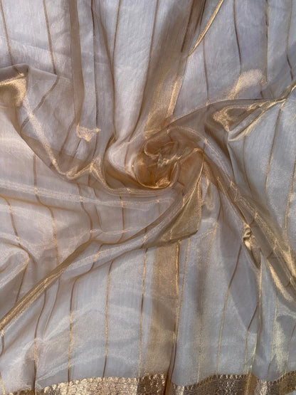 The "Golden Hour" Roopa Sona Tissue Kadhua Saree