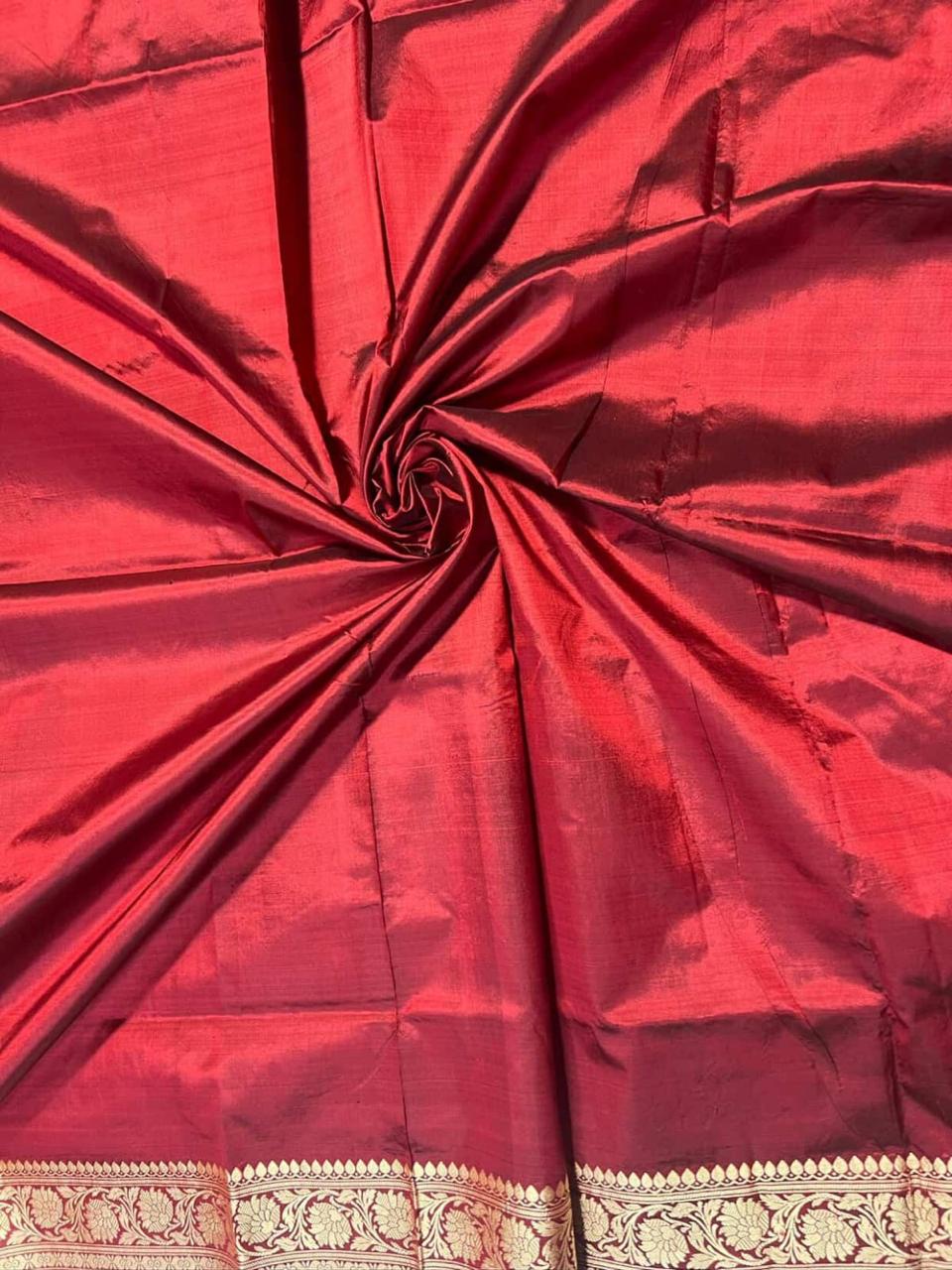 The Deep Maroon Meenakari Masterpiece